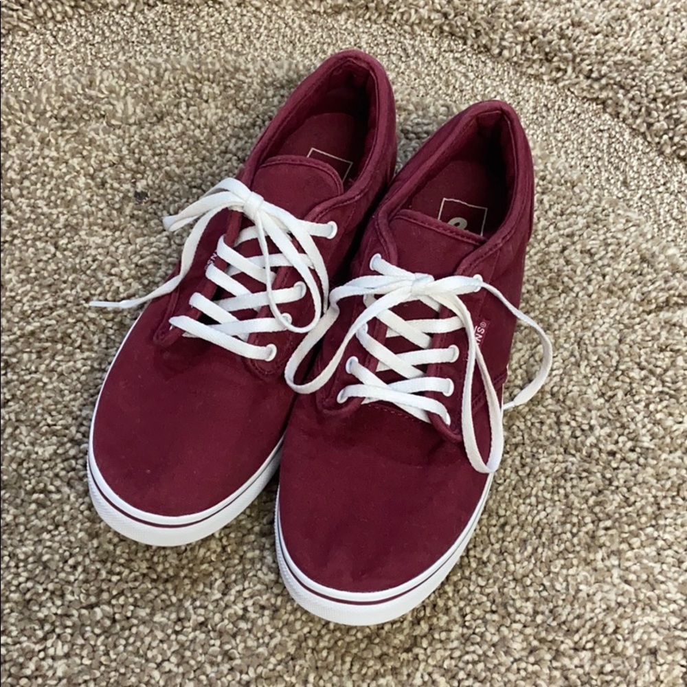 Maroon Vans